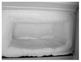 намерзание-льда в верхней камере